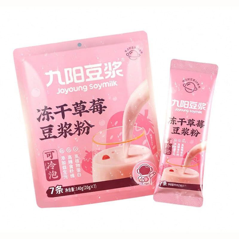 Joyoung Soymilk Freeze-Dried Strawberry Powder 140 g