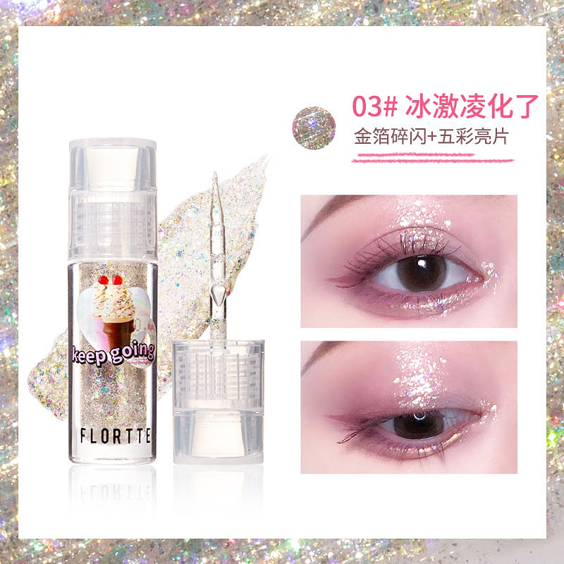 Flortte Heart Attack Liquid Eyeshadow #03 1 count
