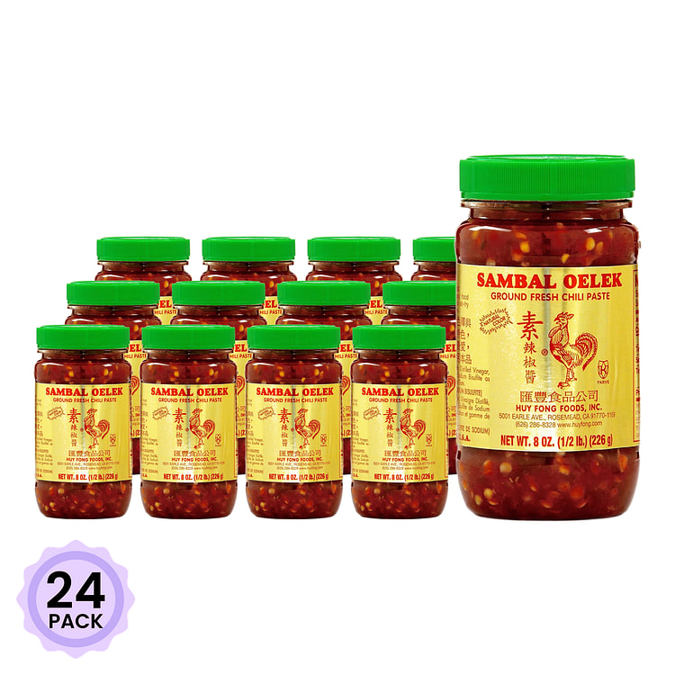 汇丰 素辣椒酱 8 盎司*24 包