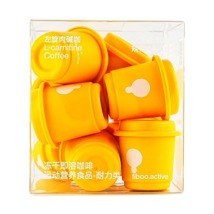 FIBOO 冻干即溶咖啡#左旋肉碱咖 4g*10杯 40 克