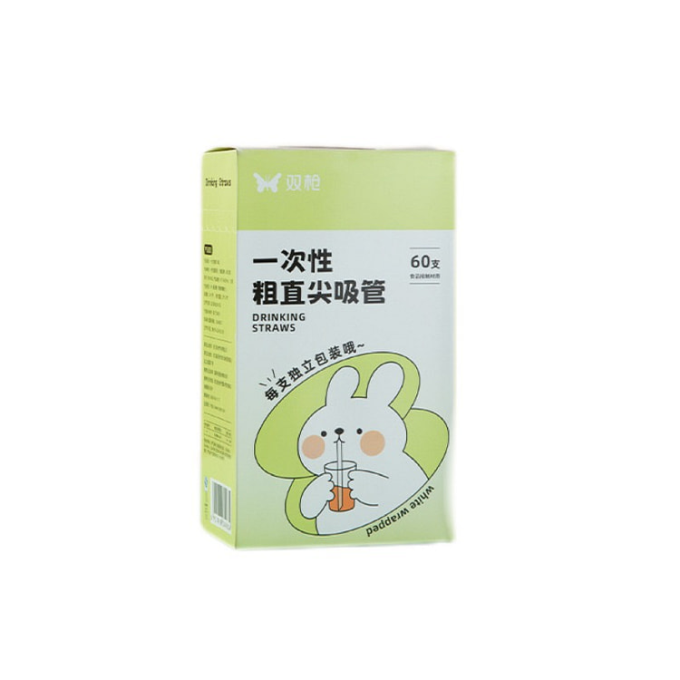 一次性吸管塑料粗吸管60支装