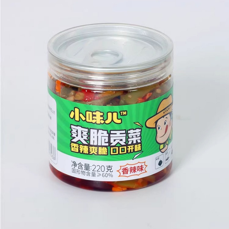 小味儿剁椒贡菜瓶装220g*1盒