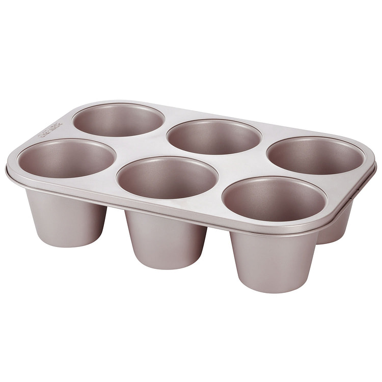CHEFMADE 6-Cavity Non-Stick Jumbo Cupcake Cake Pan