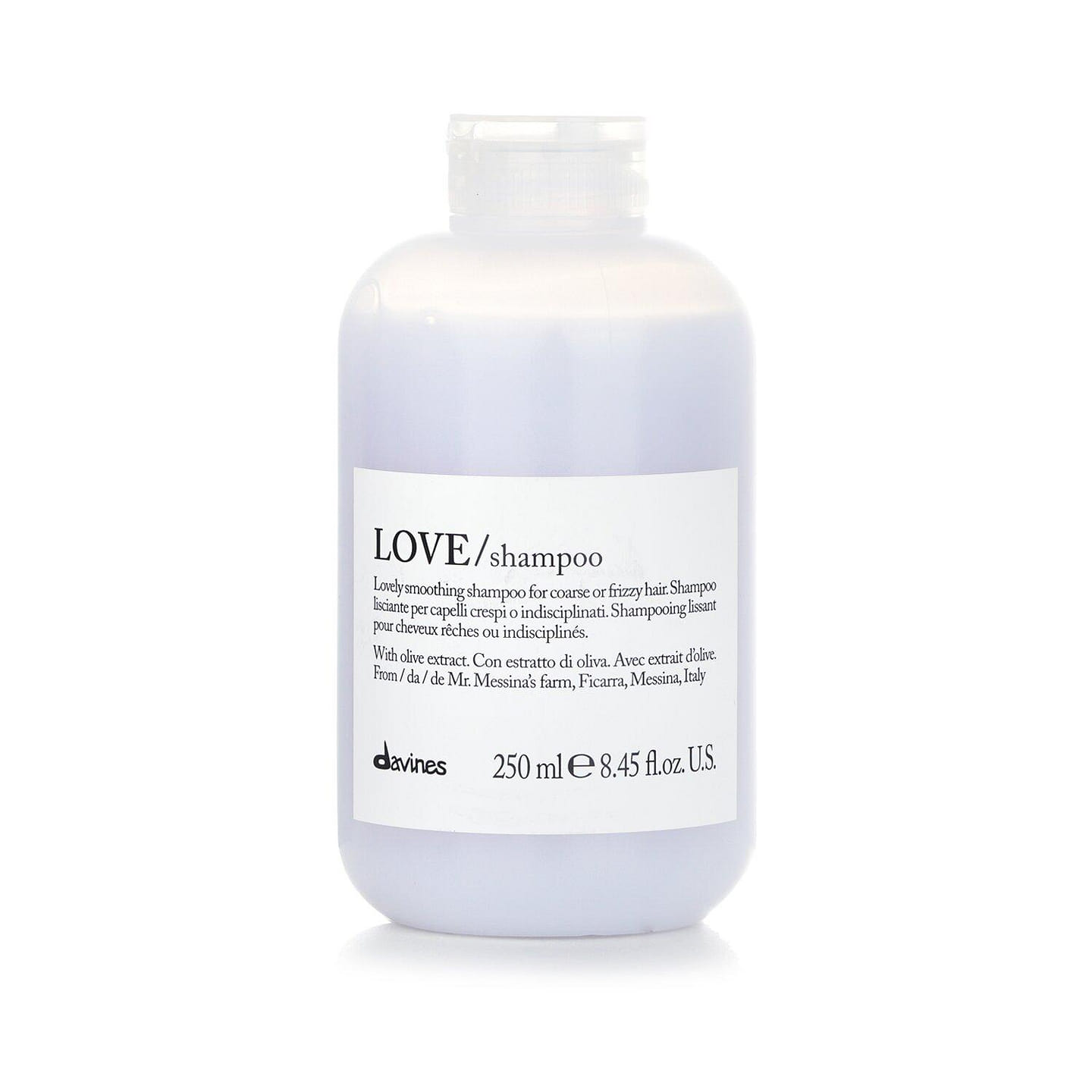 Davines Love Shampoo (Lovely Smoothing Shampoo For Coarse or Frizzy Hair) 250ml/8.45oz 250 ml