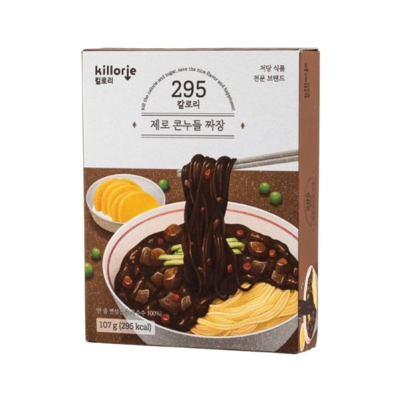 Kilori Low-Calorie Konjac Noodles Jjajang Ramen 107 g