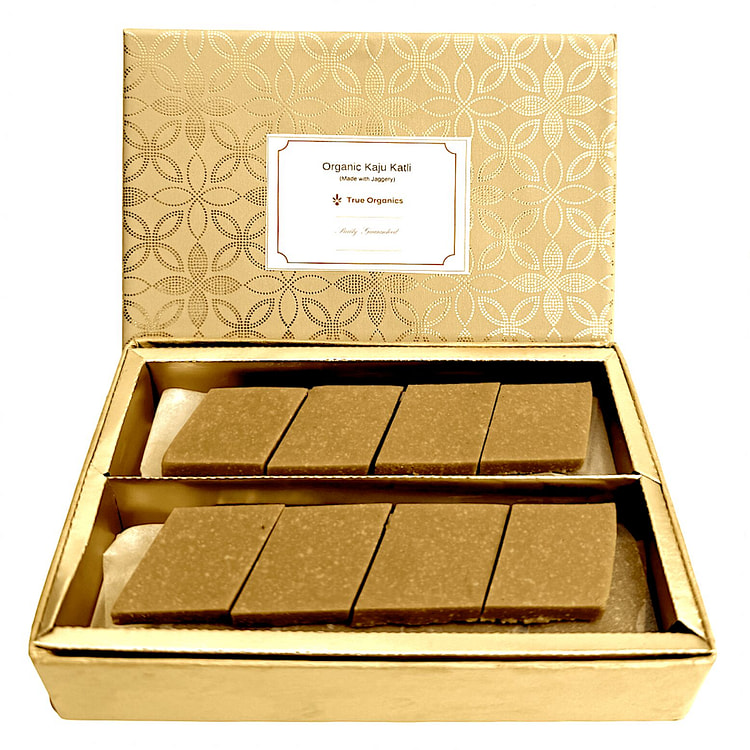 Organic Kaju Katli (Made with Organic Jaggery)