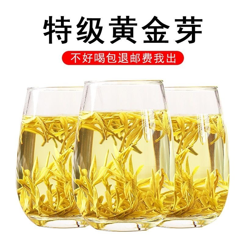百人一首 黄金茶盌 2024黄金牙新茶特级明前白茶安吉绿茶罐装黄金叶嫩芽高档茶叶（明前黄金