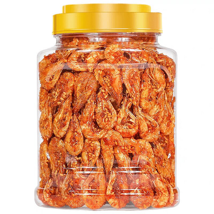 虾干即食零食烤虾麻辣虾仁香酥香辣脆海虾干250g 250 克