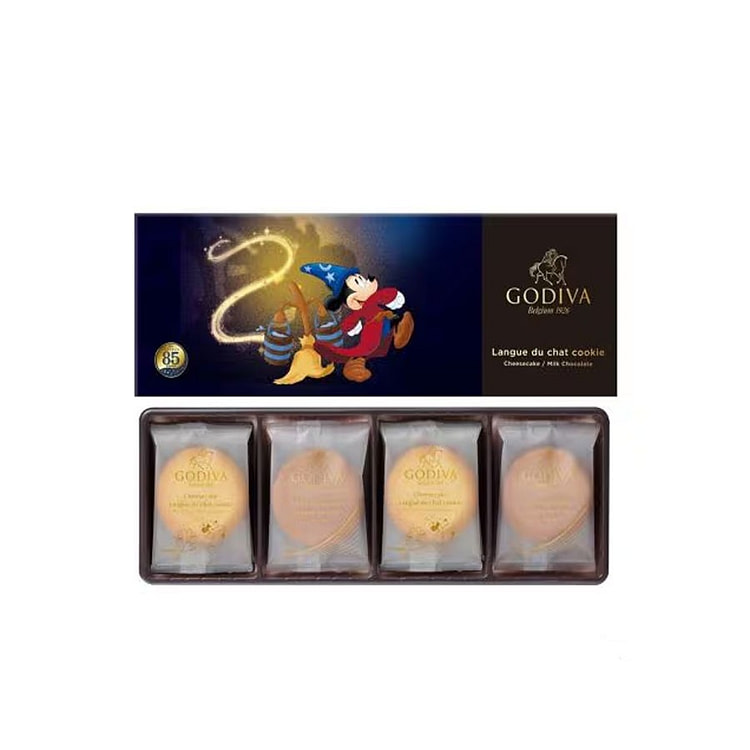 GODIVA x Disney Cheese Chocolate Cookies 8pc 1 box