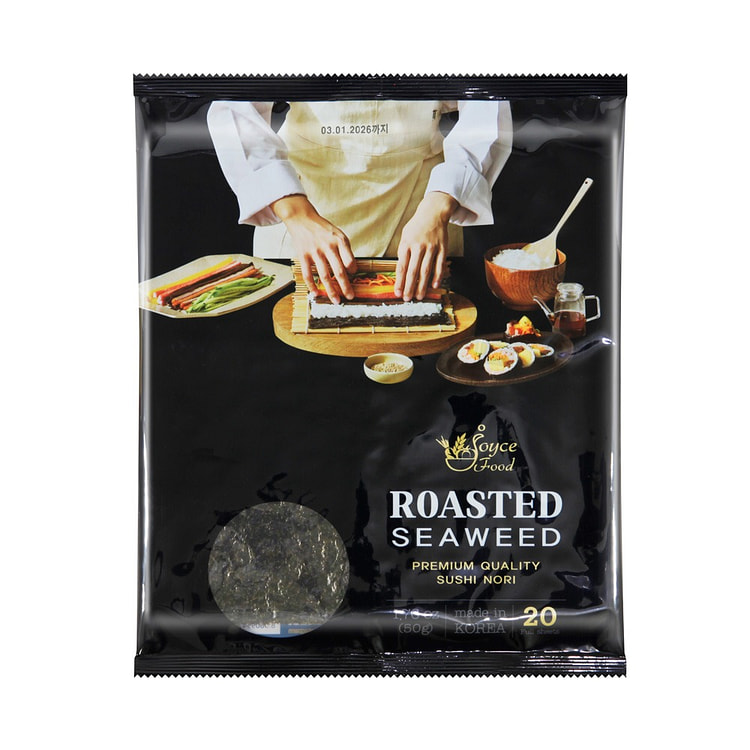 Joyce Food Roasted Seaweed 20 Sheets