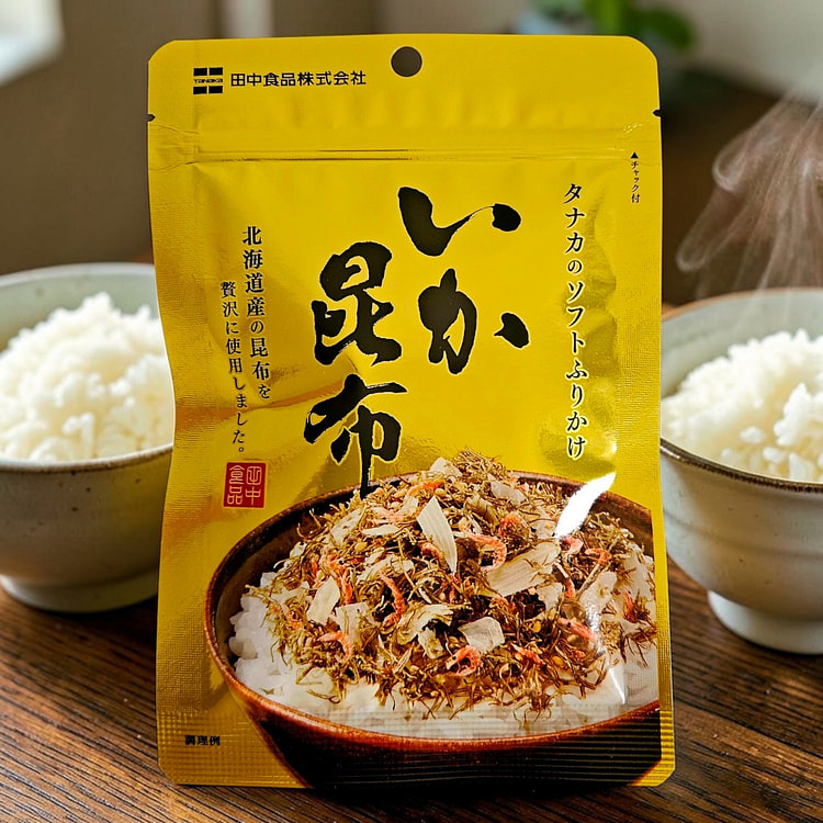 TANAKA SOFT FURIKAKE SQUID KELP RICE SEASONING 22 g