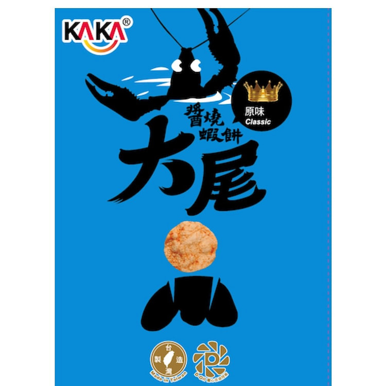 KAKA 大尾醬燒蝦餅 70g 原味 5 包