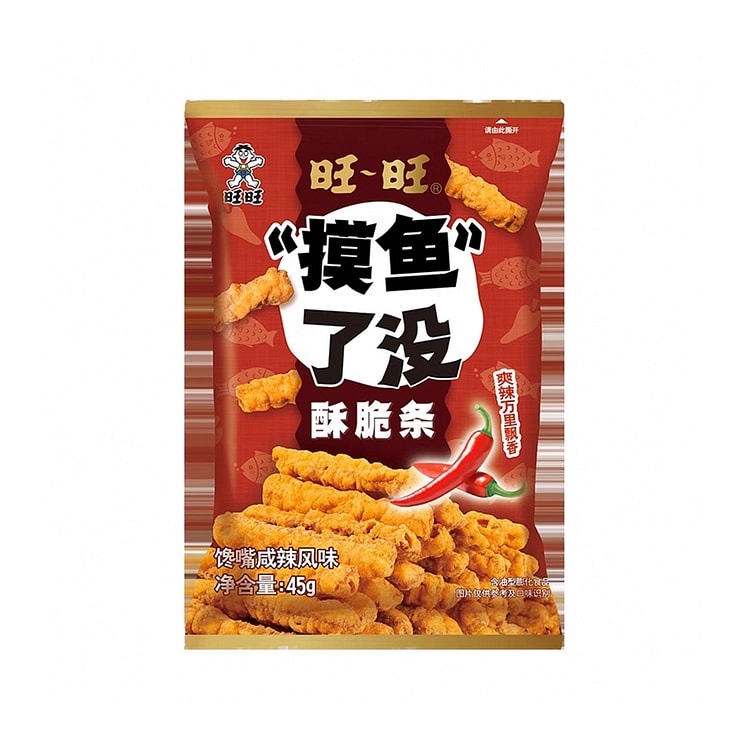 旺旺“摸鱼”了没 酥脆条 咸辣味