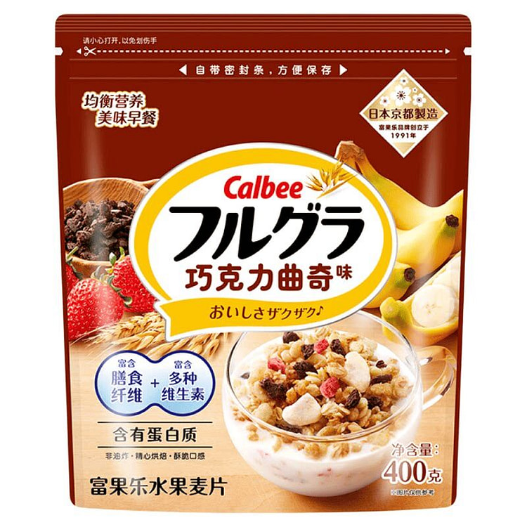 卡乐比Calbee富果乐水果燕麦片水果巧克力曲奇 400 克