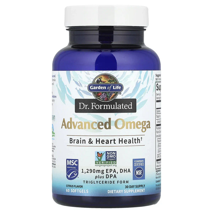 Dr. Formulated Advanced Omega Citrus 60 Softgel 1 pack
