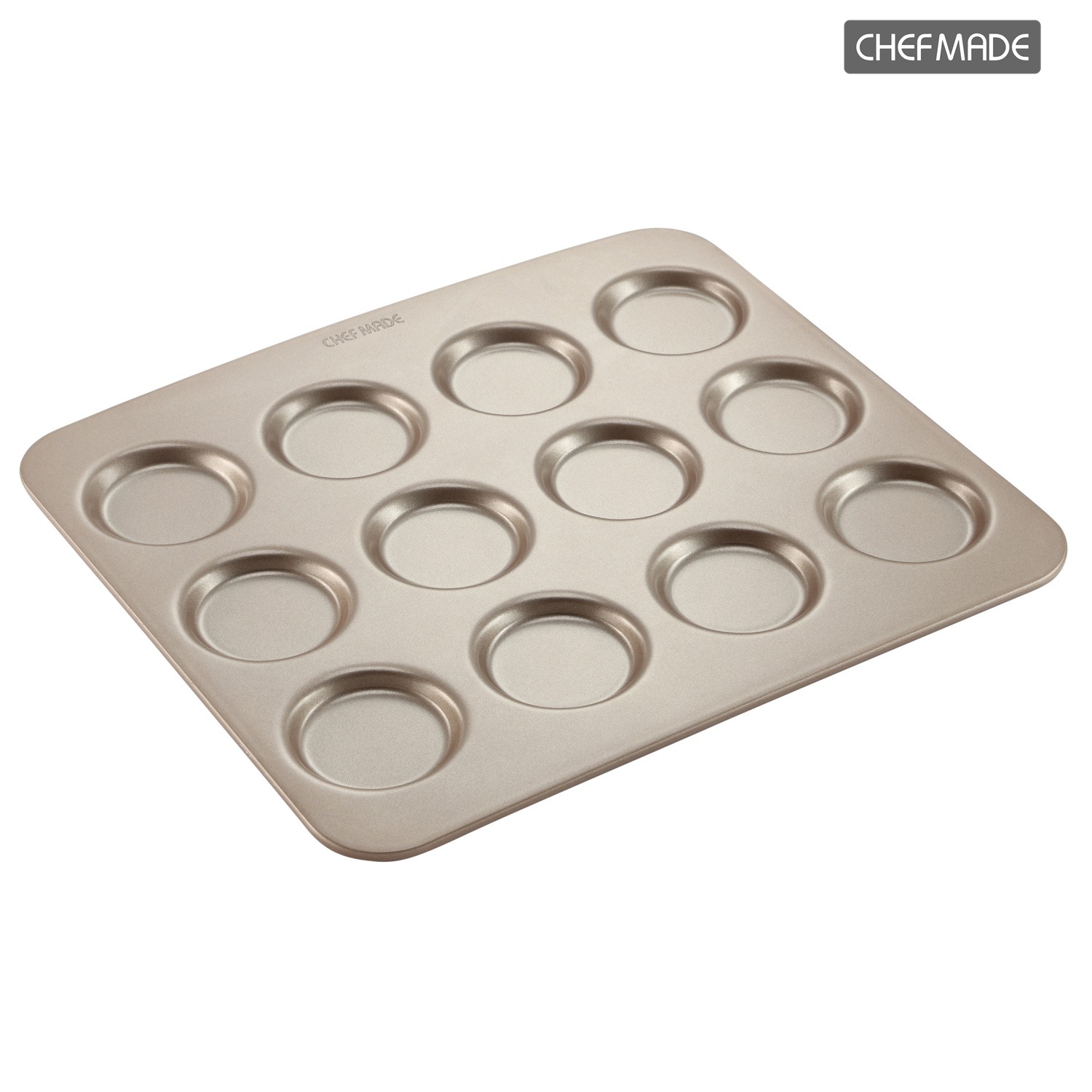 CHEFMADE Whoopie Cake Pan, 12-Cavity Diameter Muffin Pan Whoopie Cookie Biscuit 1 each