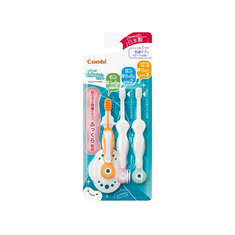 Combi Teteo Soft-bristled toothbrush 6 months + 1 each