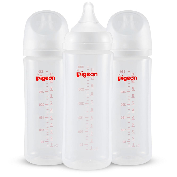 贝亲 PP奶瓶330ML宽口径第3代 配L奶嘴 3 瓶