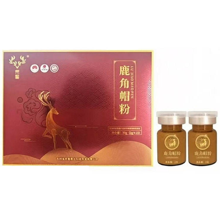 东鳌鹿业纯梅花鹿鹿角帽粉吉林省老字号15*2g 30 克