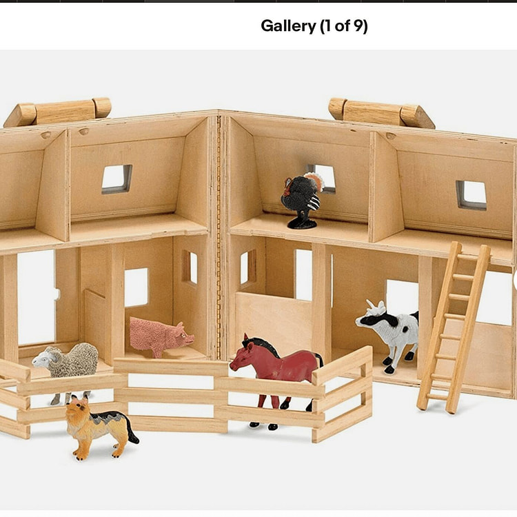 Melissa & Doug Portable & Foldable Red Barn 1 case