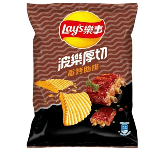 Thick-cut Grilled Ribs Flavor Potato Chips 59.5 g