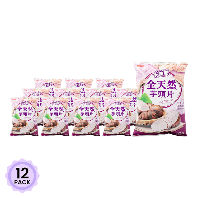 卡迪那 全天然芋头片 45 克*12 包