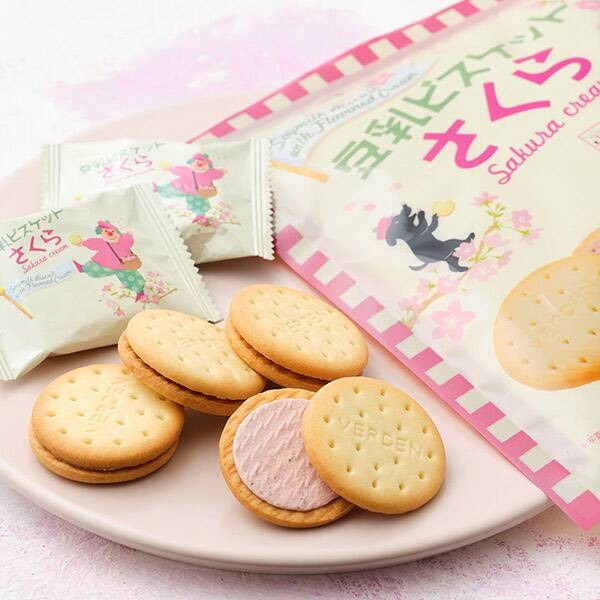 KALDI Sakura Cream Soy Cookies 10pcsvvv - Weee!