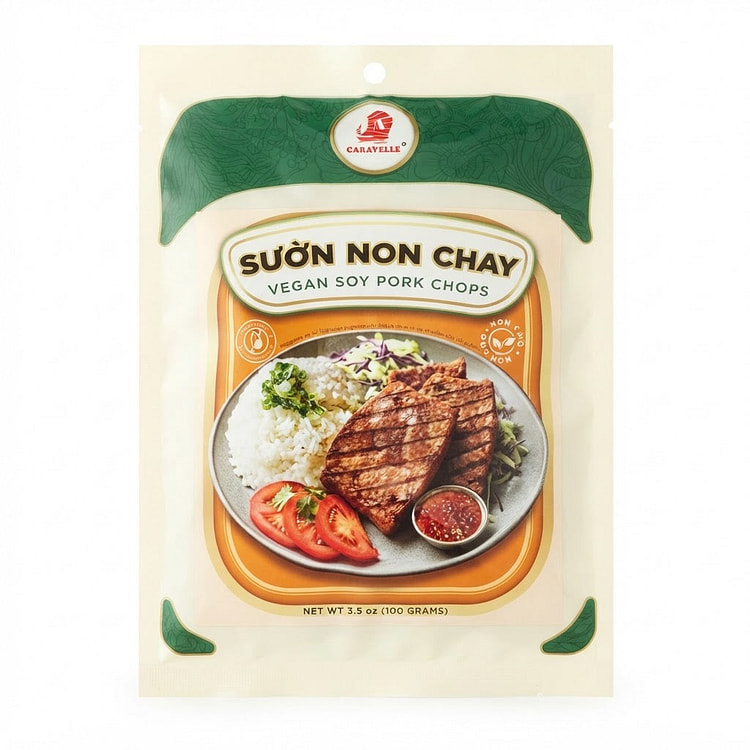 [Caravelle] Vegan Soy Pork Chops Suon Non Chay 100 g