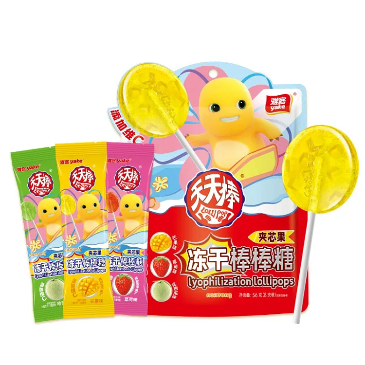 雅客 棒棒糖冻干 140g 140 克