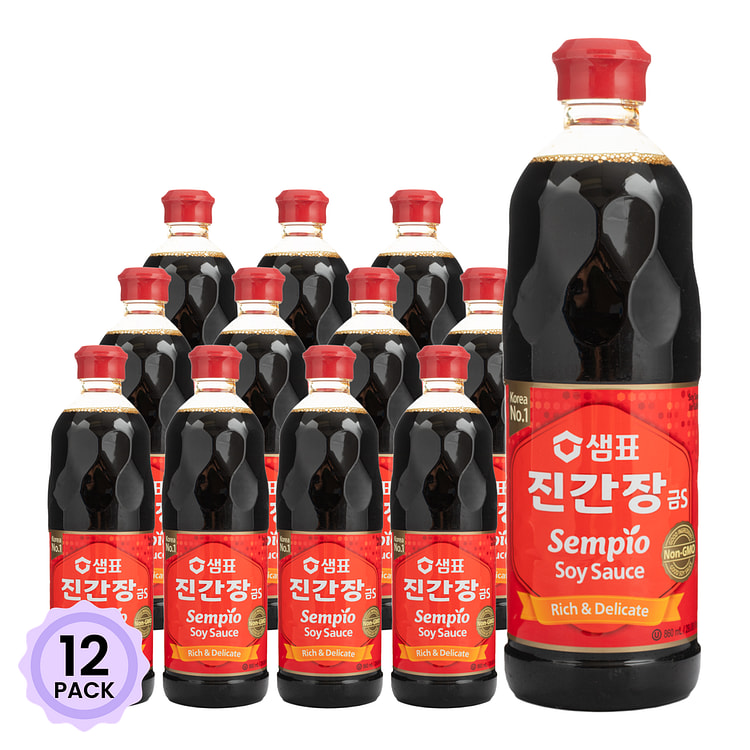 Sempio 膳府 调味酱油 860 毫升*12 包