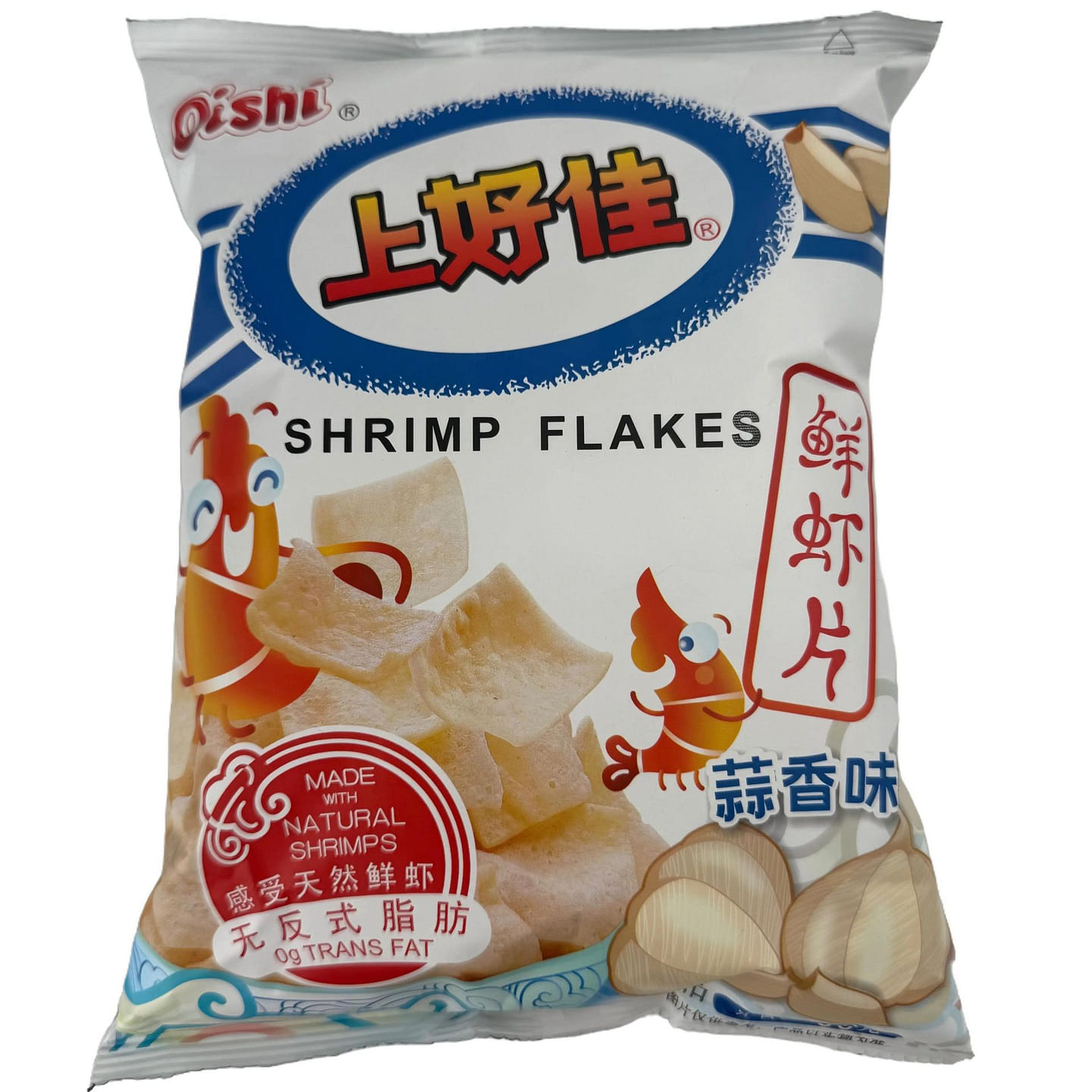 Oishi Shrimp Chips Garlic flavor 60 g