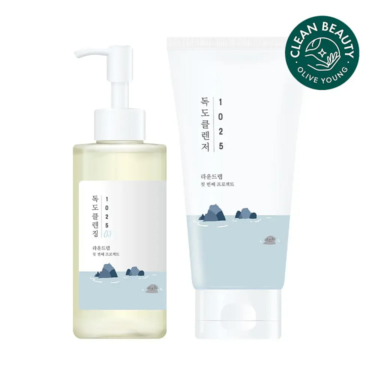 Round Lab Cleansing Oil 200ml+Dokdo Cleanser 150ml 1 each
