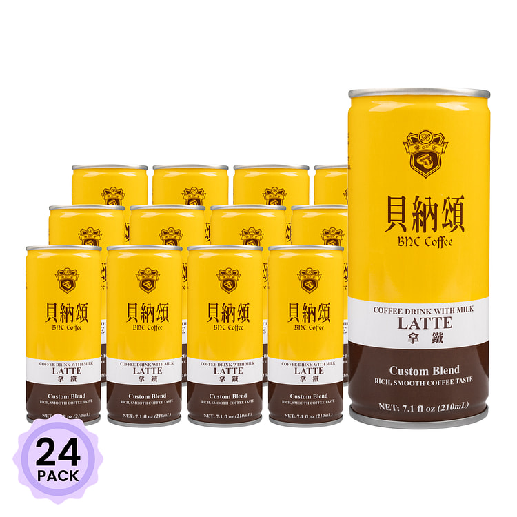 贝纳颂 拿铁 210 毫升*24 包