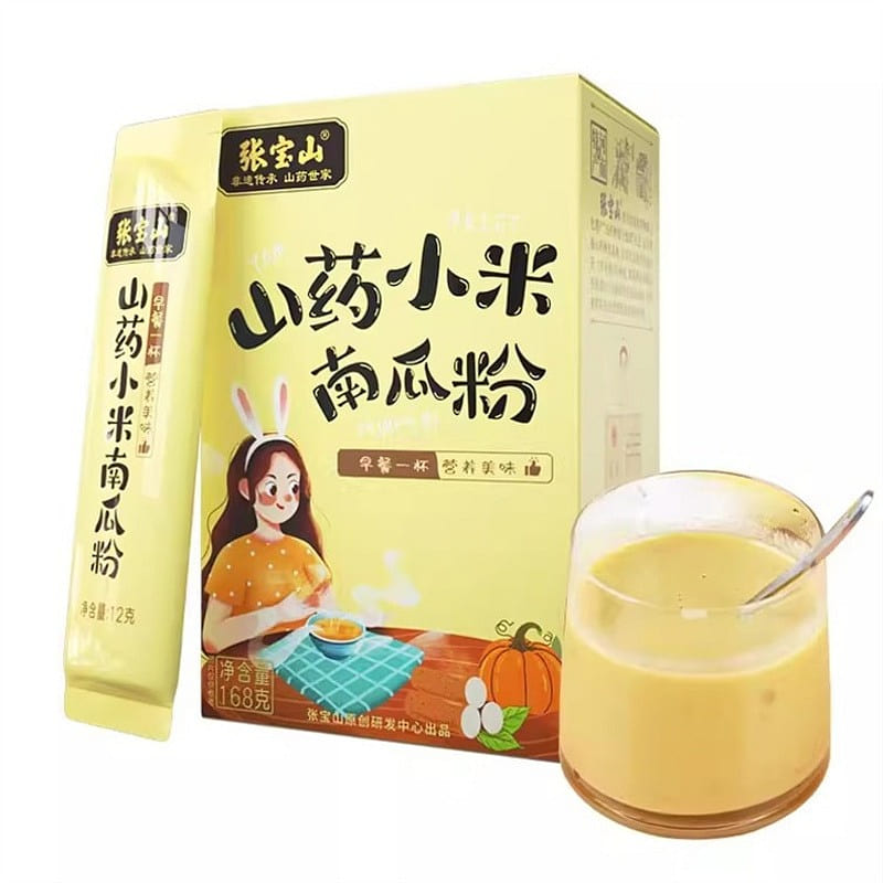 Iron yam, millet and pumpkin flour paste for breakfast 168g 168 g