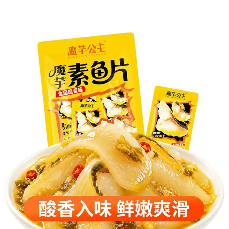 Chacha Konjac Princess Konjac Fish Slices 100g Gol 100 g