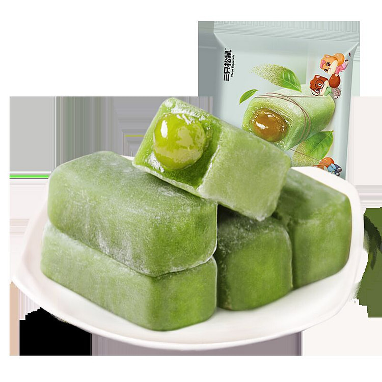 三只松鼠麻薯抹茶味150g*3袋 3 包