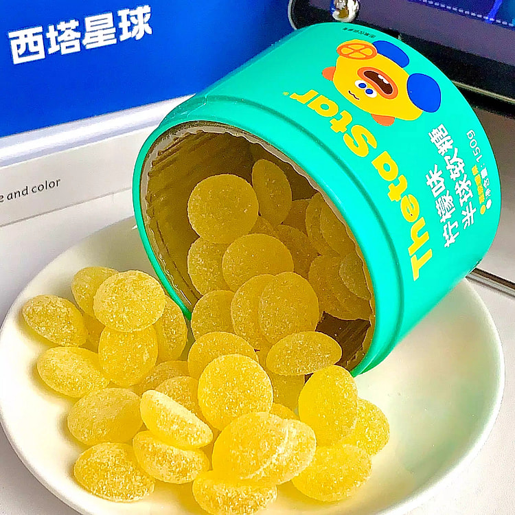 西塔星球 半球圆软糖柠檬味清新微酸 150g*1罐