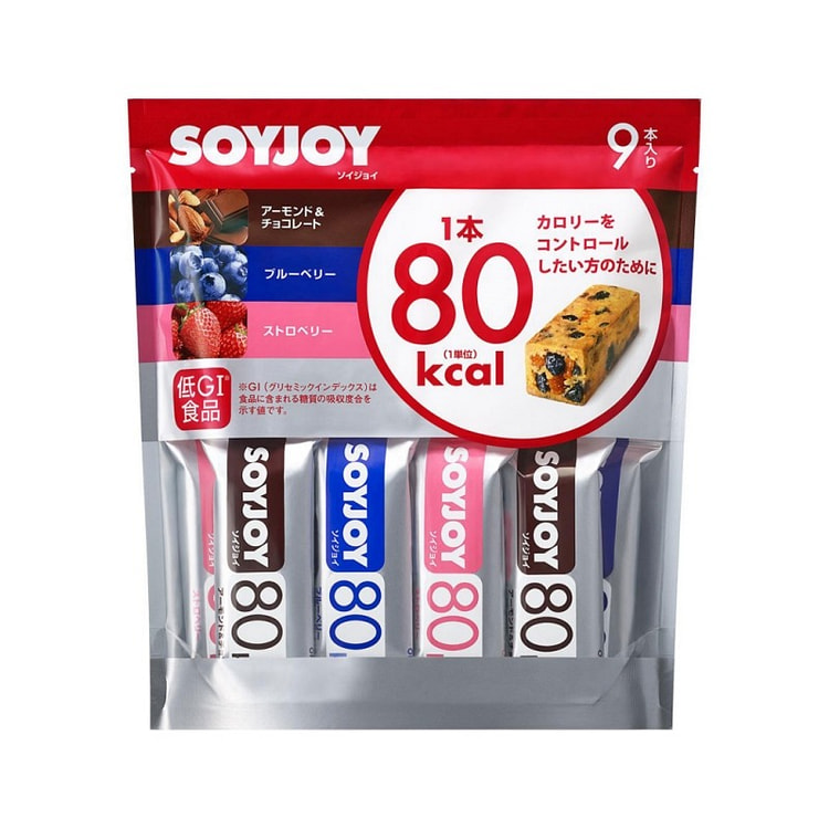 大冢制药 低卡大豆能量棒 混合口味 9枚入 1 份