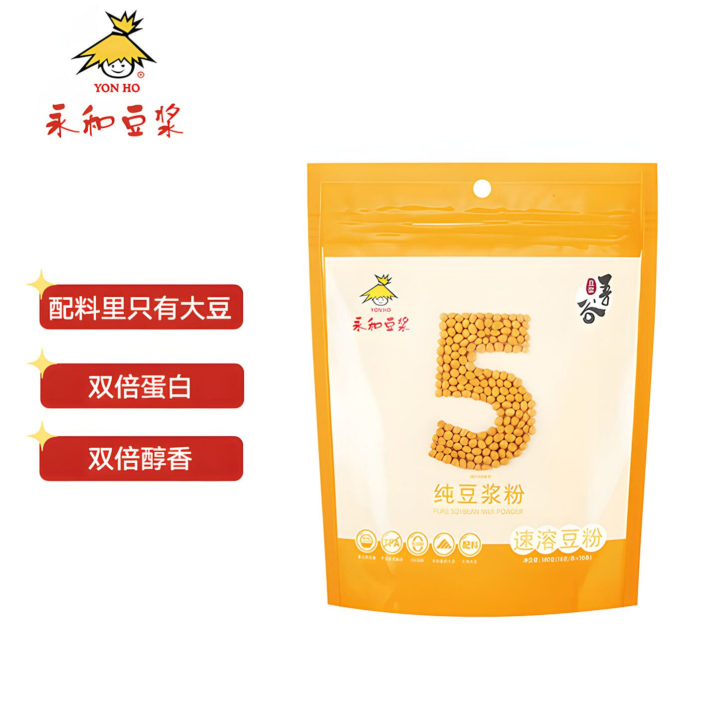 YonHo Pure soybean milk powder 180 กรัม