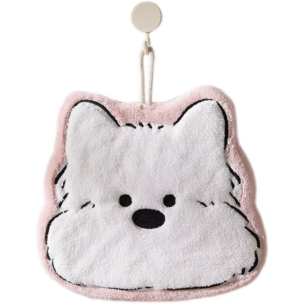 The Wall-mounted Hand Towel – West Highland Pink 1 count