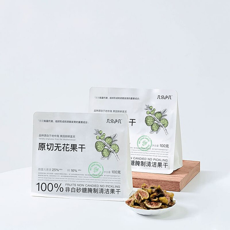 几分之几无花果干原切100g*2袋