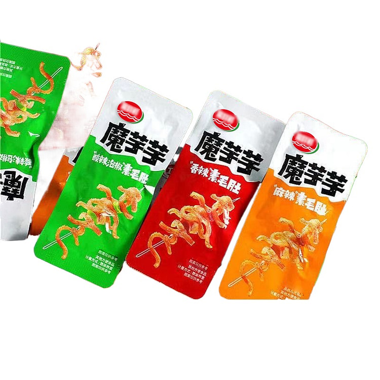 魔芋素毛肚爽辣条混合口味160g*1箱