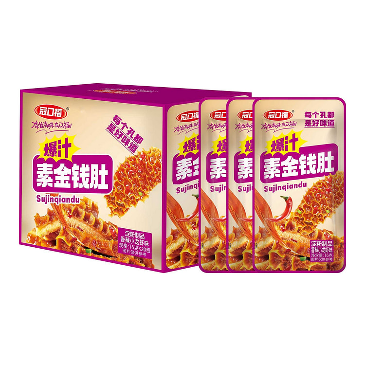 冠口福 素金钱肚 小龙虾味