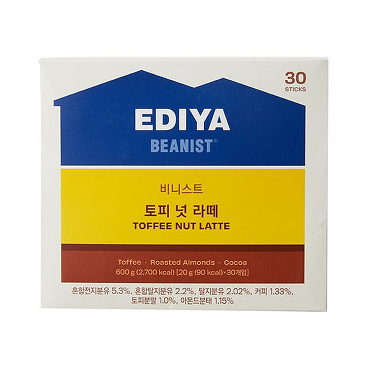 EDIYA Beanist Toffee Nut Latte 30p 1 each