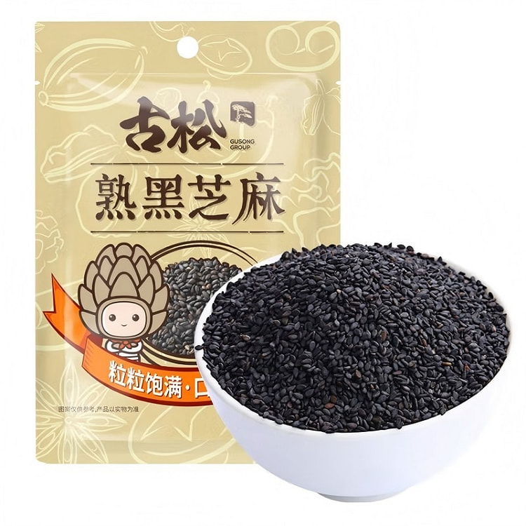 熟黑芝麻无添加低温炒制干吃五谷杂粮100g*5