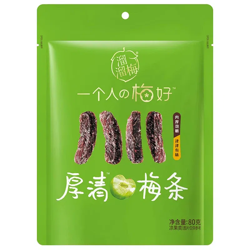 Liuliu Plum Thick Clear Plum Sticks 80g 80 g