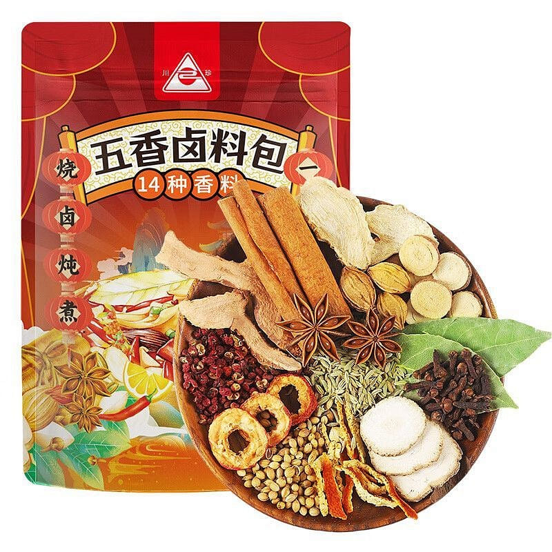川珍五香卤料包茶叶蛋卤料包卤鸡炖肉卤菜调料家用卤料 150 克