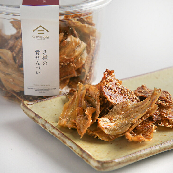 久世福商店 酥脆三种鱼骨头 下酒小食 85g 1 份