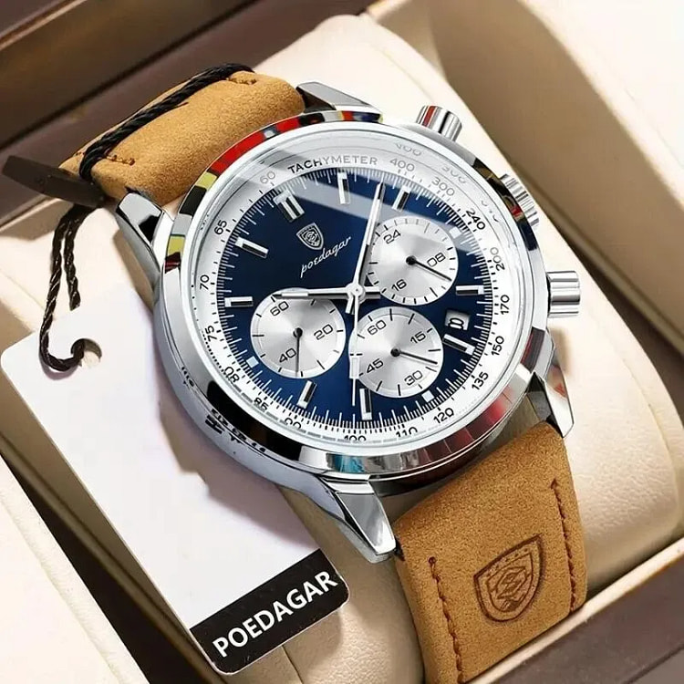 Men Fashion Quartz Watch Luminous Calendar Timing 1 box