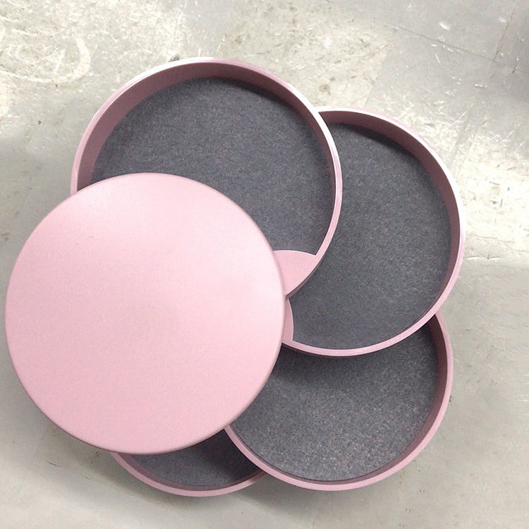 Pink Makeup Organizer, Rotating Cosmetic Storage Organizer, 4-Layer Adjust 1 count